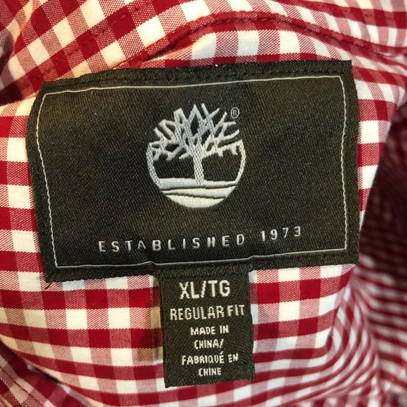 Timberland short sleeve casual shirt size xl - Picture 7 of 7